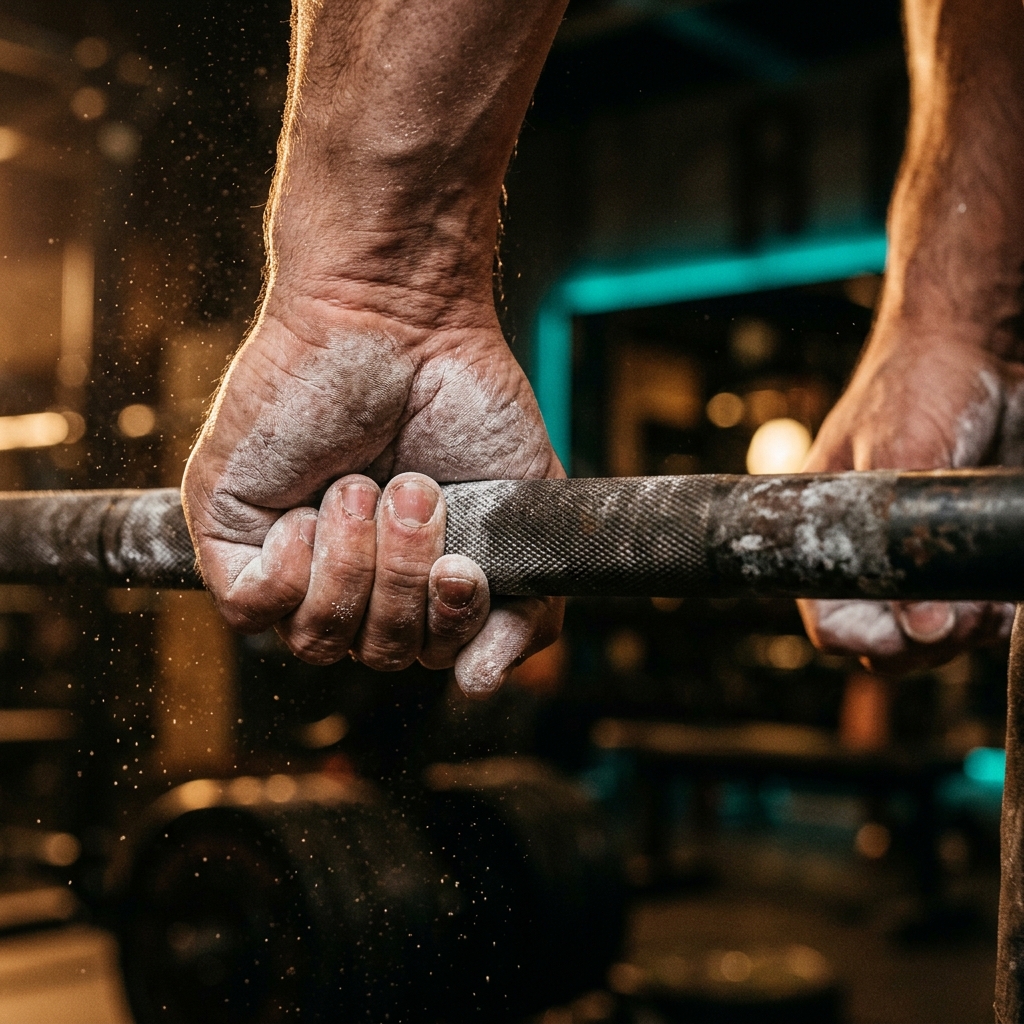 Chalked grip