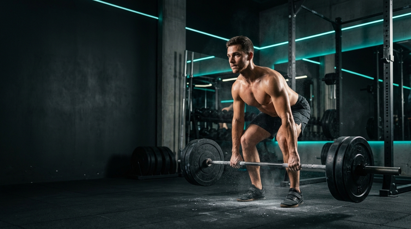 Athletic training barbell lift